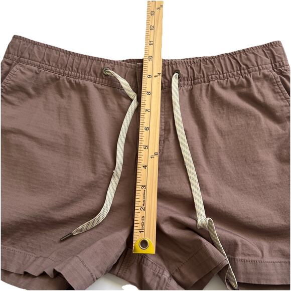 Vuori Ripstop Shorts Womens Medium Mauve Organic Cotton Pockets Outdoors Hiking - Picture 5 of 11